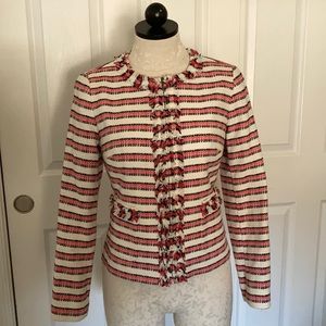 Talbots zipper front jacket with 2 pockets